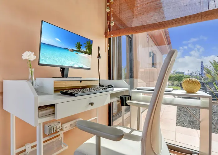 빌라 La Torre Del Mar, Rincon Del Atlantico Lajares- Origomare - Remote Work