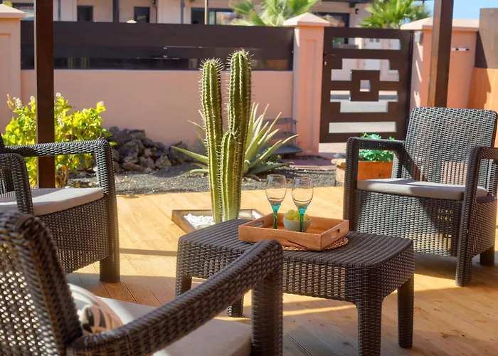 빌라 La Torre Del Mar, Rincon Del Atlantico Lajares- Origomare - Remote Work 라하레스